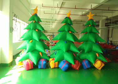 محصولات تبلیغاتی PVC محصولات تبلیغاتی Inflatable Christmas Snowman / Trees