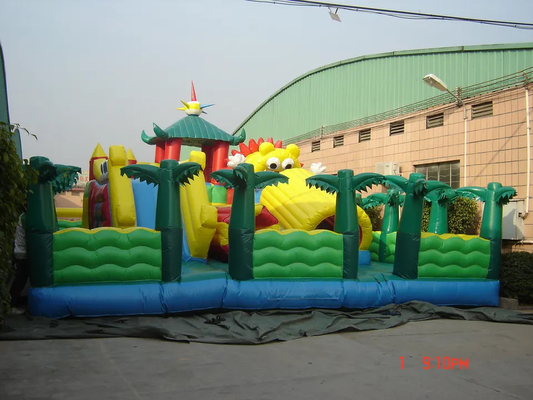پارک تفریحی جهانی بادی قابل حمل زمین بازی بادی هوای کودکان در فضای باز سفارشی